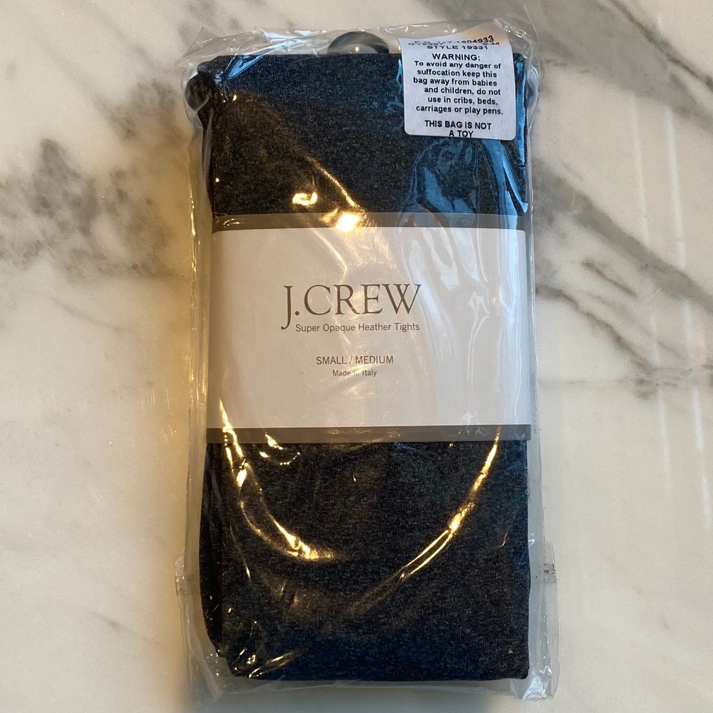 J. Crew Super Opaque Heather Tights